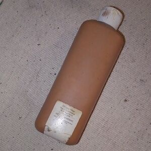 Brown Bottle with White Cap